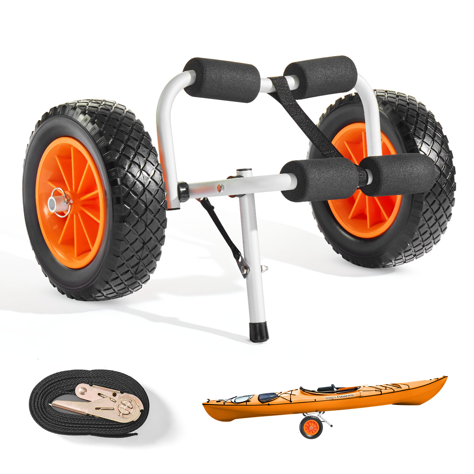 Тележка для каяка SucceBuy на  – обзор и цена Fishing Kayak Cart