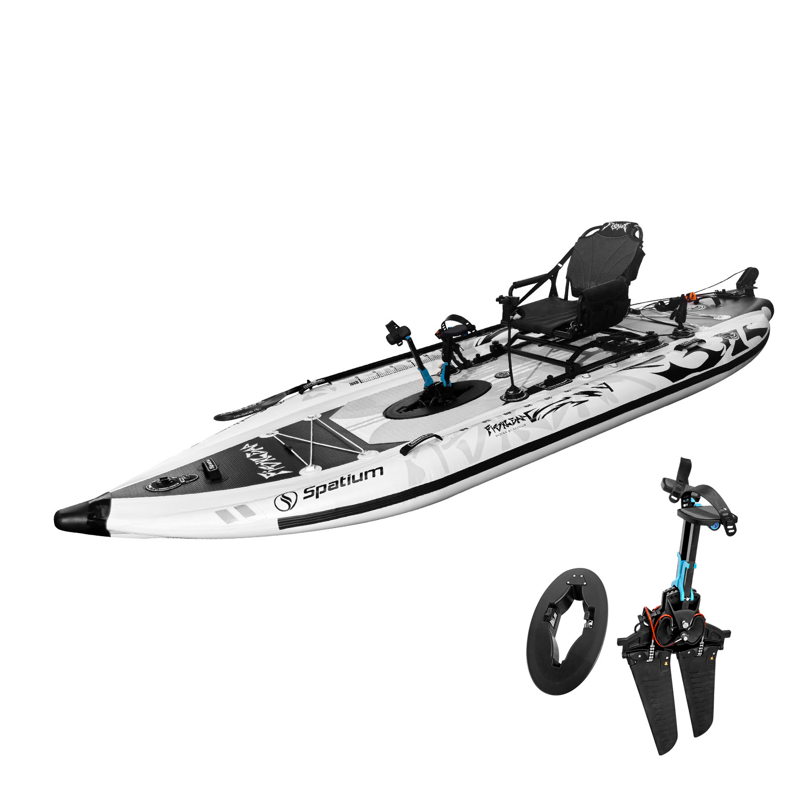 Надувной рыболовный каяк Spati – обзор и цена Fishing Kayak Inflatable